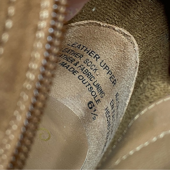 Seychelles Brown Suede Stacked Heel Bootie 6.5 - Picture 11 of 14